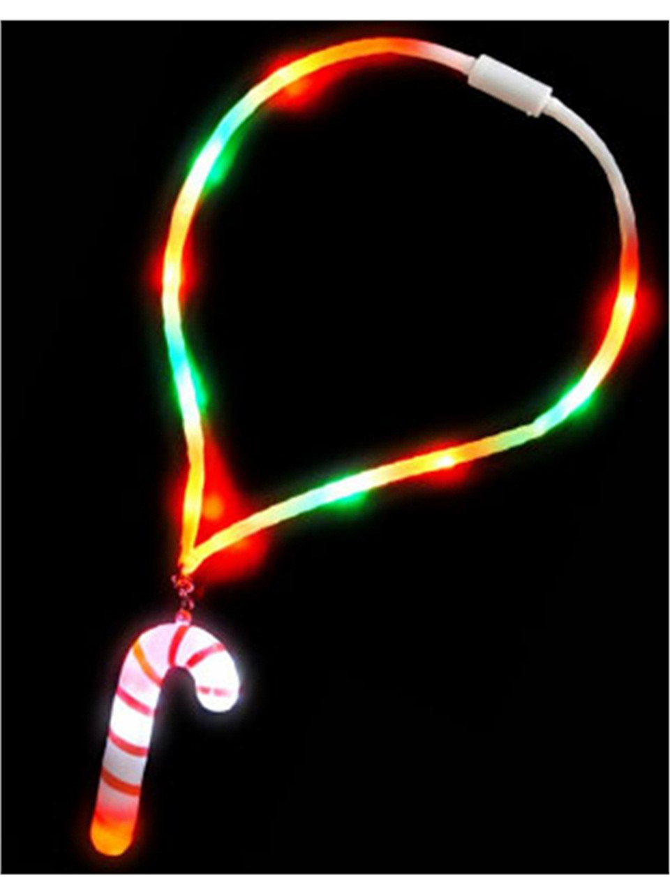 LED Candy Cane Necklace | Plum Grove